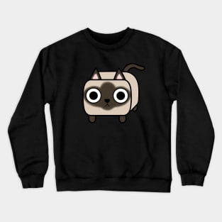 Siamese Kitty Cat Loaf Crewneck Sweatshirt